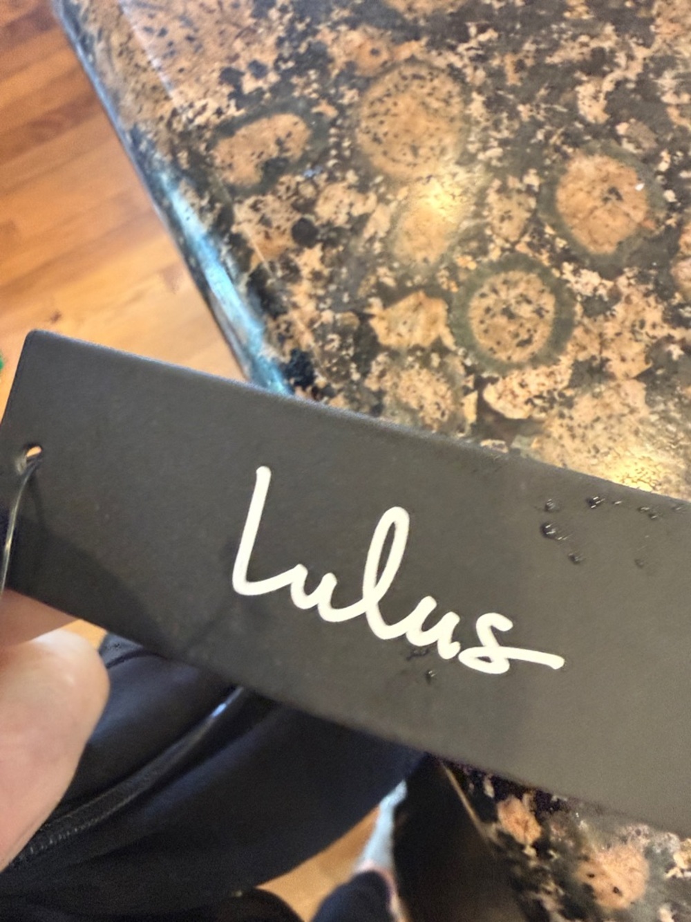 LULUS SCUBA FLUTTER SLEEVE dress small NWT black - Picture 3 of 13